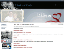 Tablet Screenshot of davidandkarla.com
